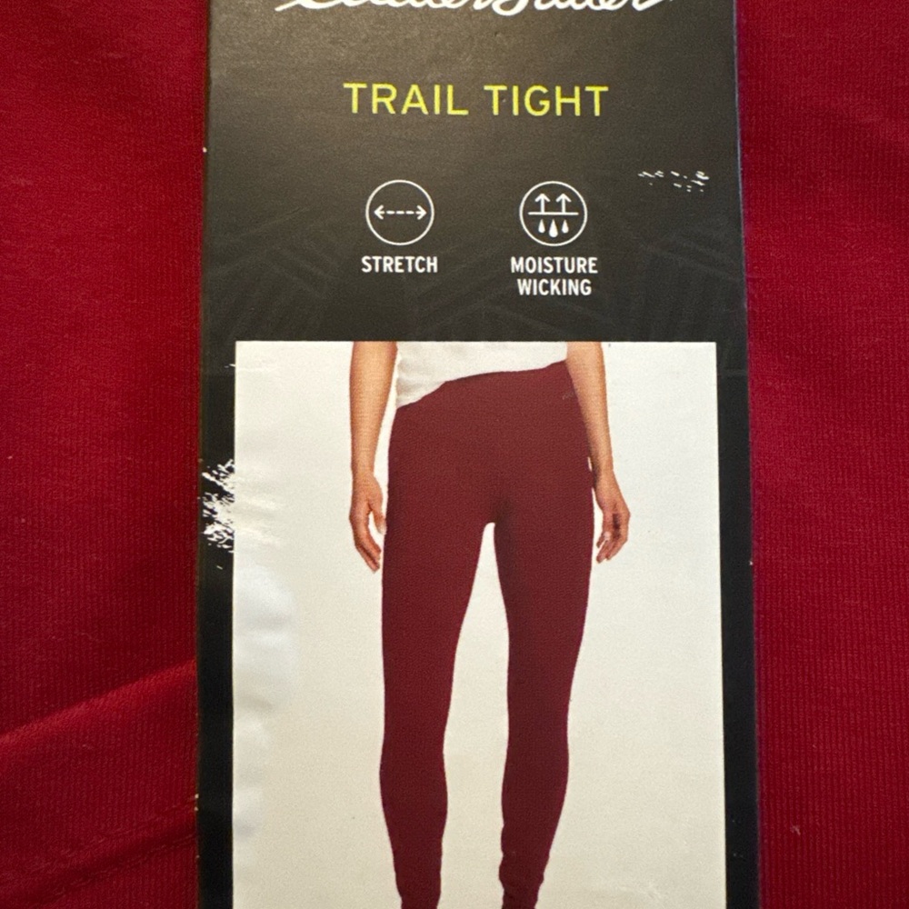 Eddie Bauer Red Trail Tight Active Leggings Hi rise